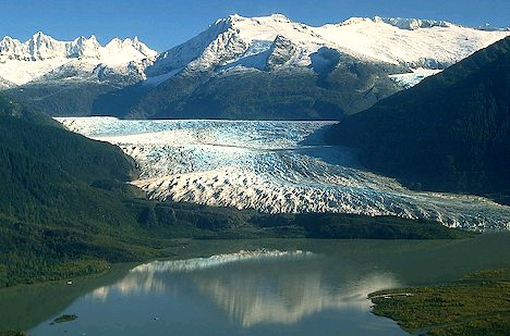 The Mendenhall Glacier, Juneau Alaska